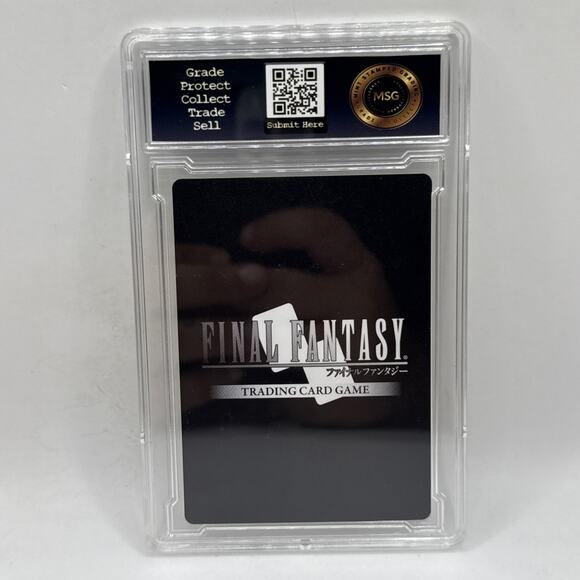 Final Fantasy TCG Gunslinger In The Abyss Dark Fina LB 26-123R Foil Graded 10 - Picture 2 of 2